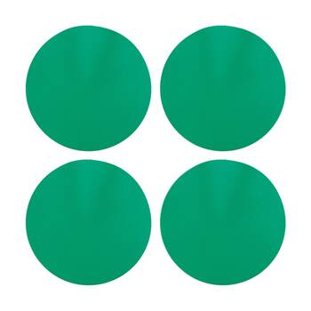 4PK Victor Sports Floor Marker Disc Outdoor Training Non-Slip Rubber Green 24cm