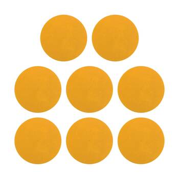 8PK Victor Sports Floor Marker Disc Outdoor Training Non-Slip Rubber Orange 24cm