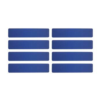8PK Victor Sports Floor Marker Rectangle Outdoor Training Non-Slip Rubber Blue
