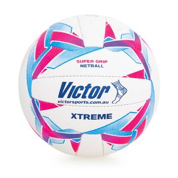 Victor Sports Netball X-Treme Size 5 Superior Grip Durable Rubber Ball