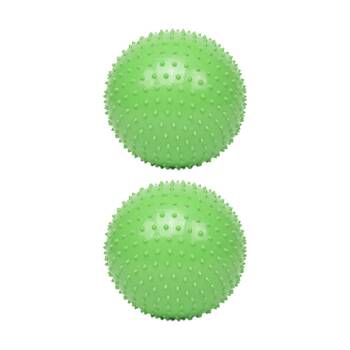 2PK Victor Sports Pimple Ball PVC Raised Grip Surface Sensory Play Toy Grn 18cm
