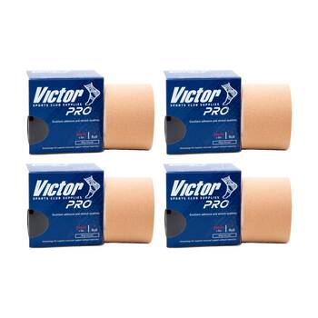4PK Victor Sports Pro Adhesive Muscular Support K-Tape Beige 50mmx5m