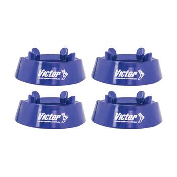 4PK Victor Sports Rugby Kicking Tee Pliant Plastic Clean Strike 12cm