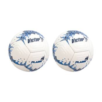 2PK Victor Sports Flame Soccer Ball Size 3 Textured PVC Training