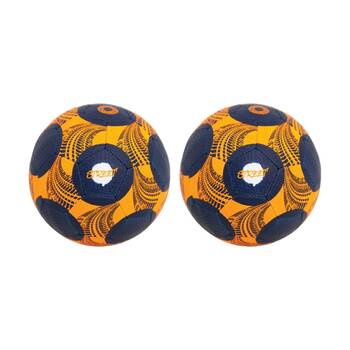 2PK Victor Sports Soccer Ball Street Size 5 Durable Rubber Orange