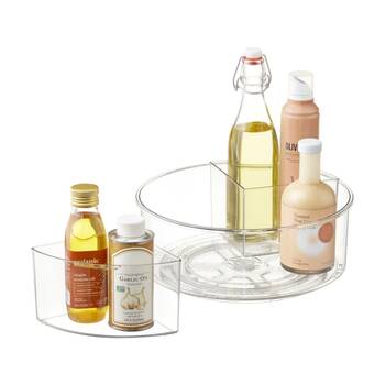 The Container Store Deep Turntable W/ Removable Bin Lazy Susan Organiser