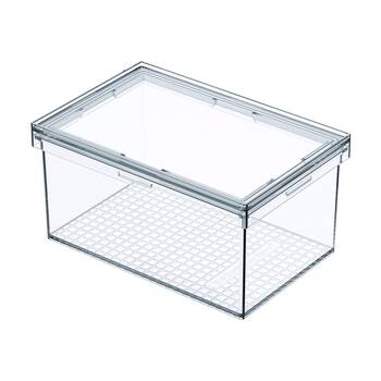 The Container Store Modular Airtight Canister Small W/ Lid Plastic Clear