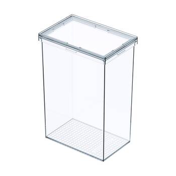 The Container Store Modular Airtight Canister Large W/ Lid Plastic Clear