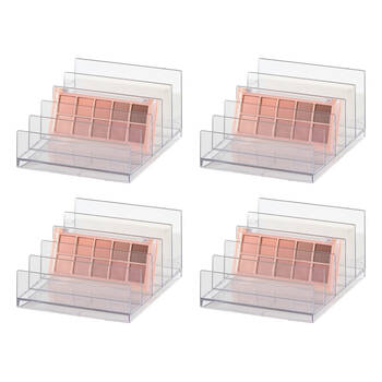 4PK The Conatiner Store Makeup Pallet Organiser Storage Clear