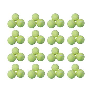 4x 12pc Victor Sports Tennis Ball Pressureless Training Balls Set Yellow