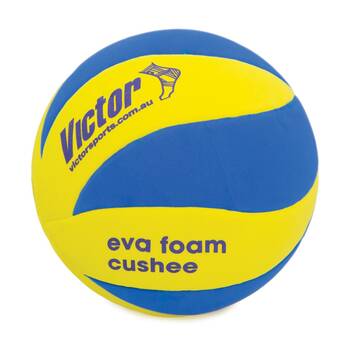 Victor Sports EVA Foam Cushee Volleyball Training Ball Blue/Yellow Size 5