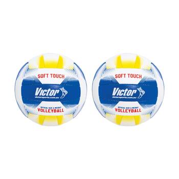 2PK Victor Volleyball Soft Touch Size 5 Indoor Outdoor Durable