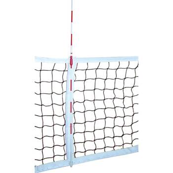 Victor Sports Volleyball Net 2.5mm Twisted PE Steel Cable White/Black 11.2m