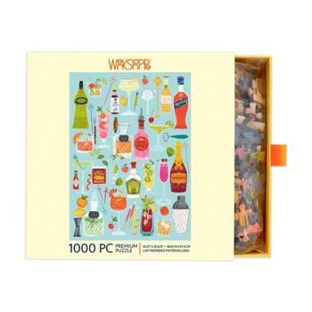 1000pc WerkShoppe 5 O'Clock Somewhere Colourful Cocktail Design Puzzle