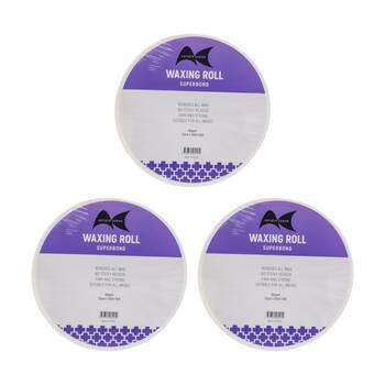 3PK Artists Choice Superbond Wax Roll No Residue Hair 90gsm 7.6cm x 100m