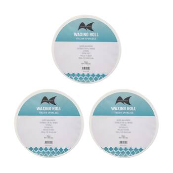 3PK Artists Choice Spunlace Wax Roll Absorbent Gentle Hair 80gsm 8cm x 100m
