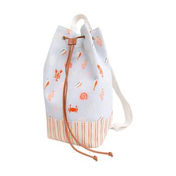 LVD Multicoloured Coastal Vibes Summer Beach Backpack Bag 41x24x45cm
