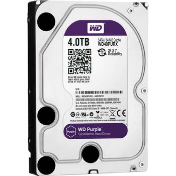 Western Digital 3.5In 4Tb Sata3 Purple Hard Drive 64MB Intellipower with
