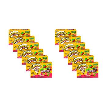 12PK Warheads Theatre Box Wedgies 99g Fruit Flavour Sour Lollies/Gummies