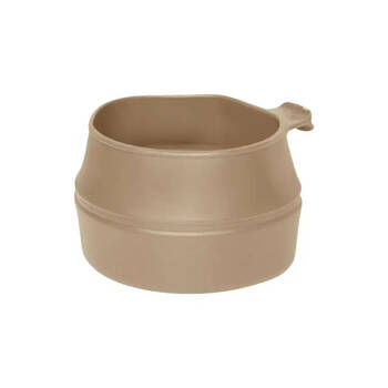 4PK Wildo Fold-a-Cup Collapsible Lightweight Camping Cup/Bowl Desert 250ml