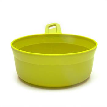 4PK Wildo Kasa Bowl Lightweight Stackable Camping Container Lime XL 900 ml