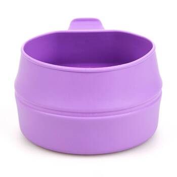 4PK Wildo Fold-a-Cup Collapsible Lightweight Camping Cup/Bowl Lilac 250ml