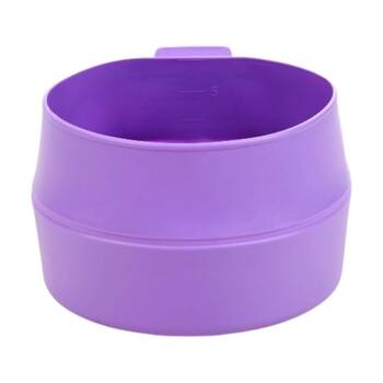 4PK Wildo Fold-a-Cup Collapsible Lightweight Camping Cup/Bowl Lilac 600ml