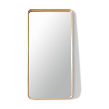 E Style Maha Tall Mirror Minimalist Home Decor Natural 90x8x180cm