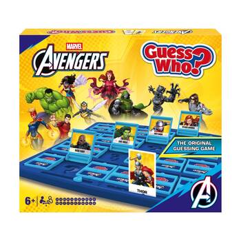 Guess Who Marvel Avengers Edition Family Guessing Game Fun Ages 3+