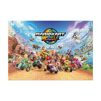 1000pc Super Mario Mariokart Around the World Jigsaw Puzzle 8y+