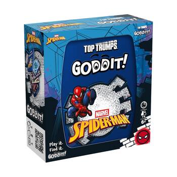 Tt Goddit! Spider-Man Card Game 55 Puzzle Cards Fast-Paced Fun Age 5+