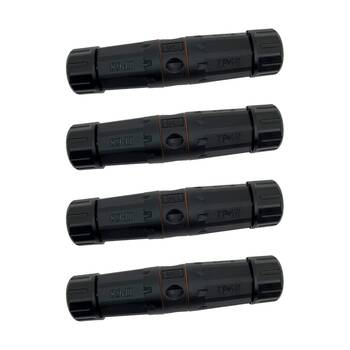 4PK Doss Cat6A Waterproof Rj45 Joiner IP68 Inline Coupler Ethernet Connector