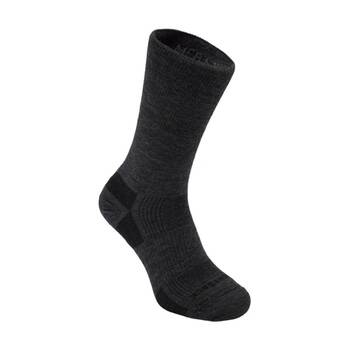 Wrightsock Merino Hike Crew Socks Cushioned Blister-Free Grey