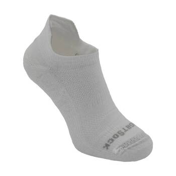 Wrightsock Coolmesh II Cushion Tab Socks Seamless Toe Breathable White