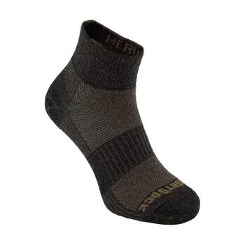 Wrightsock Merino Coolmesh II Quarter Socks Blister Resistant Timber