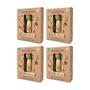 4PK Koala Dream Kids 5y+ Australian Flora Knitting Doll Wattle Blooms Craft Kit