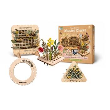 Koala Dream Kids 3y+ Bush Blooms Wooden Weaving Shapes Craft Kit