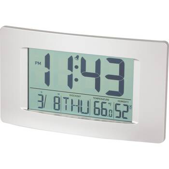 Digitech LCD Clock With Temperature Calendar Digital Large Display