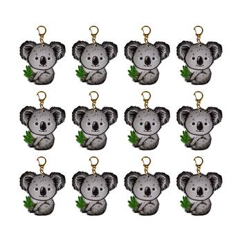 12PK MDI Bottle Opener Keychain Cartoon Koala Australian Souvenir Multicolour