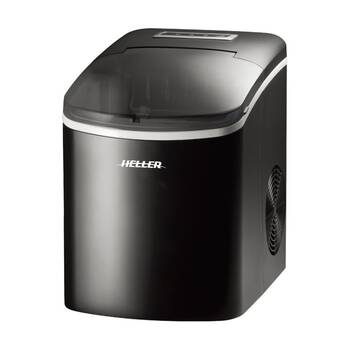 Heller Electronic Ice Maker with Water Level Indicator upto 10kg Black