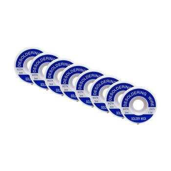 8PK Doss 3mm X1.5M Desoldering Wire Pure Copper Braid Construction Solder Wick