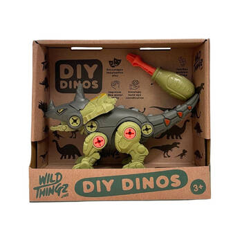 Johnco Wild Thingz DIY Dino Centrosaurus Childrens Playset 3Y+