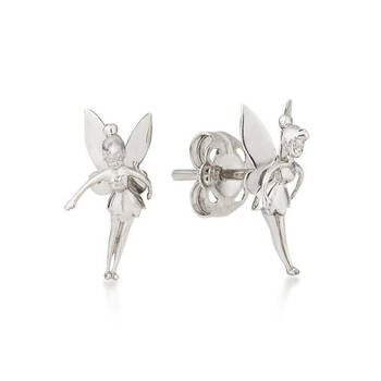 Couture Kingdom Disney Tinker Bell Stud Earrings 10mm Silver