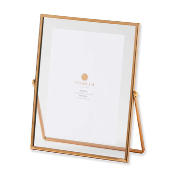 Pilbeam Living Stelle 5x7" Photo Frame Picture Display - Gold