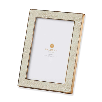 Pilbeam Living Milla 5x7" Photo Frame Picture Display - Gold/Off White
