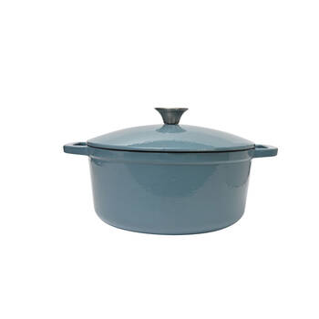 Classica Cast Iron Dutch Oven Kitchen Cooking 26cm Sky Blue