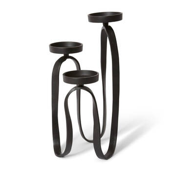 E Style Una Candle Holder Tabletop Home Decor 47cm Black