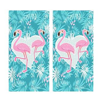 2PK Brazco Cotton Beach Towel wuth Fun Colourful Design 120x60cm Assorted