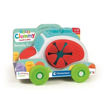 Clementoni Soft Clemmy Touch & Play Sensory Car Toy Baby/Infant 6m+