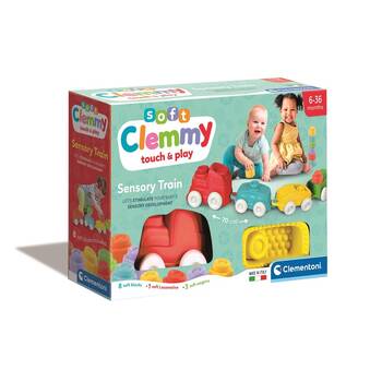 Clementoni Soft Clemmy Touch & Play Sensory Train Baby/Infant 6m+
